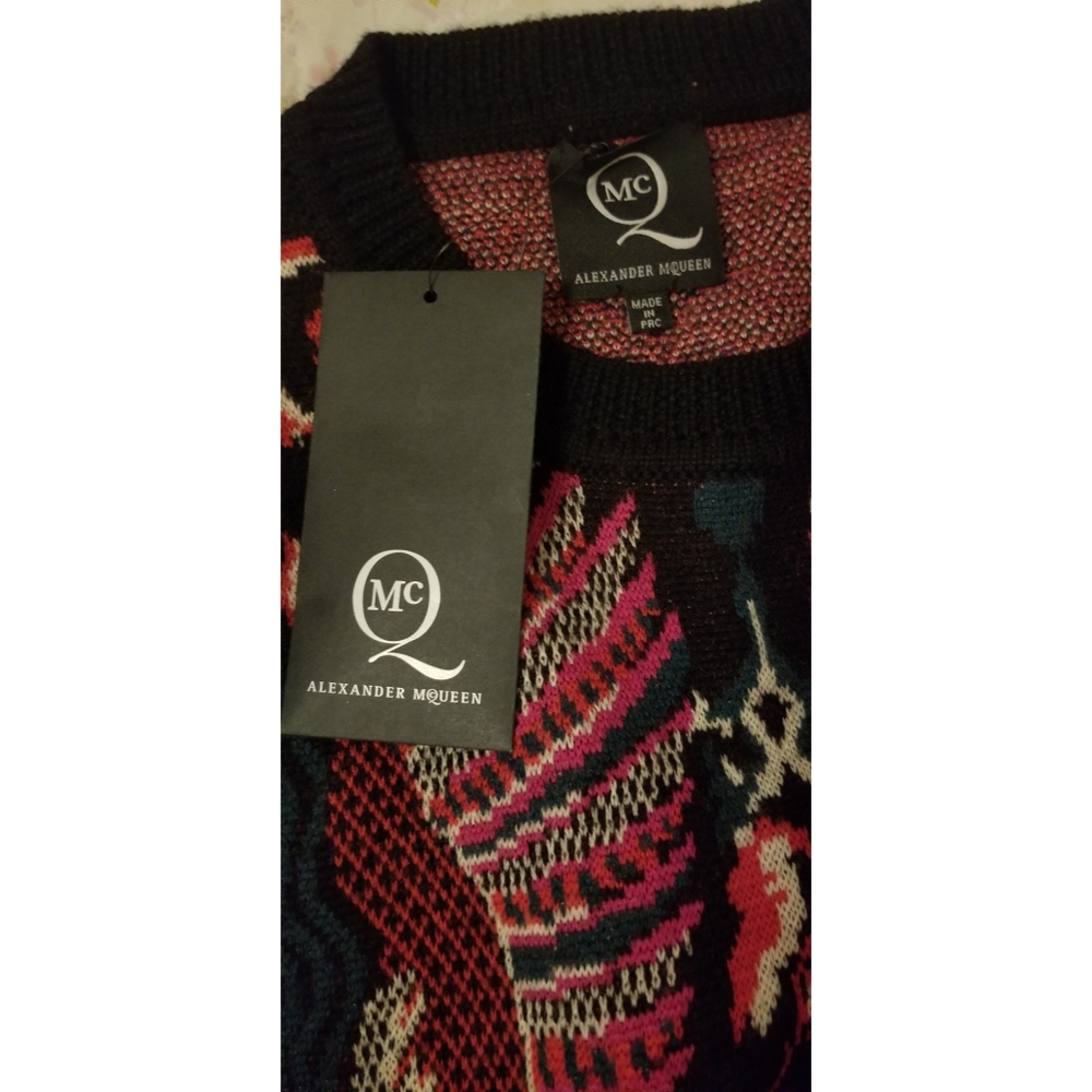 MCQ Intarsia Wool Printed Dress - Picture 4 of 8